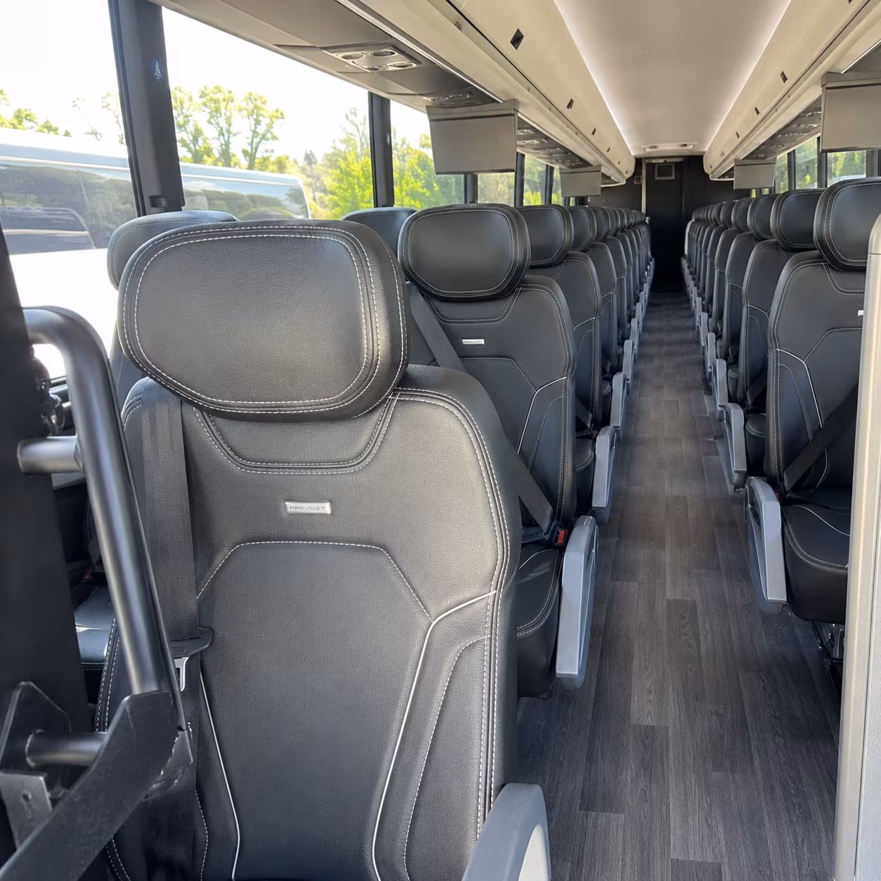 broomfield charter bus rental interior