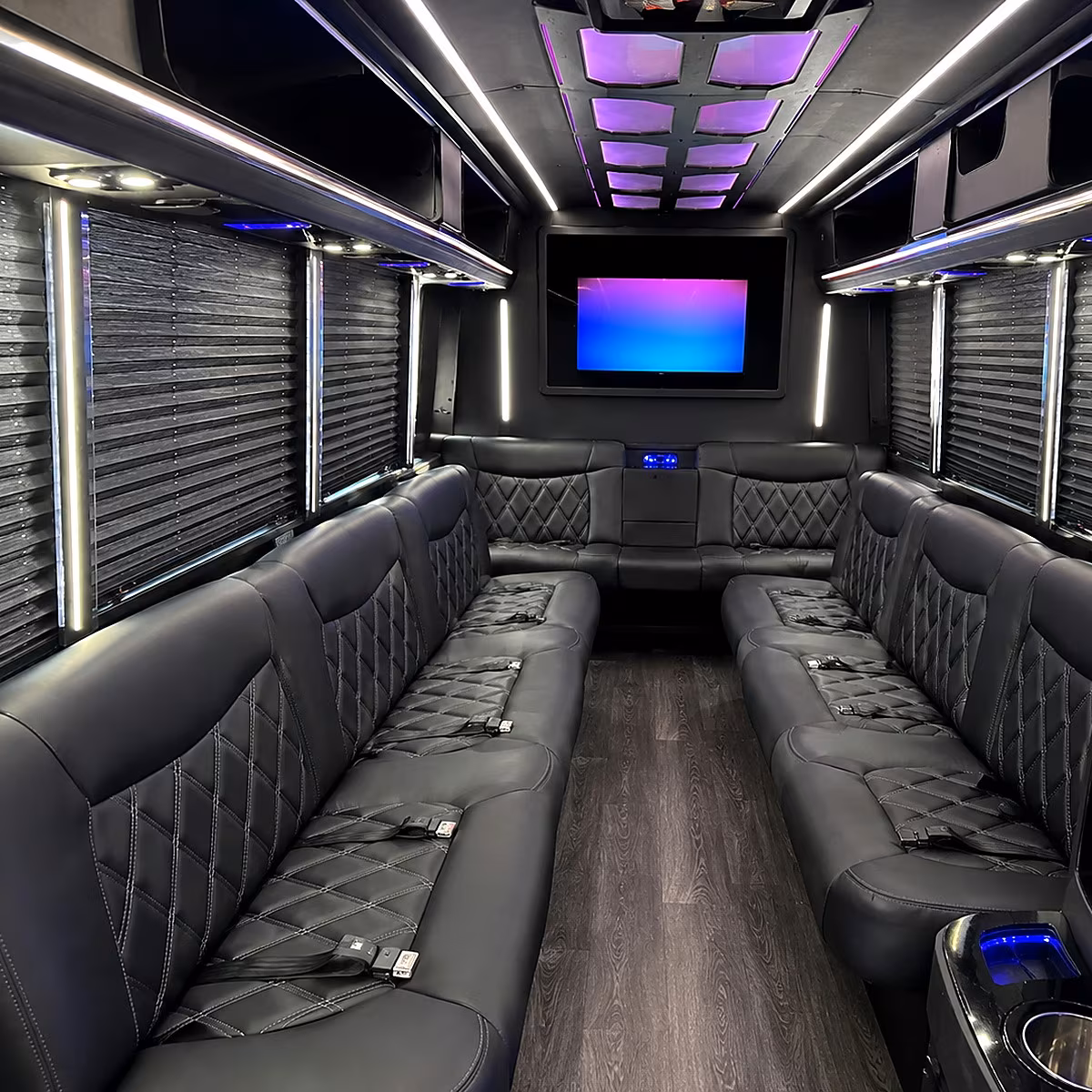 broomfield party bus rental interior