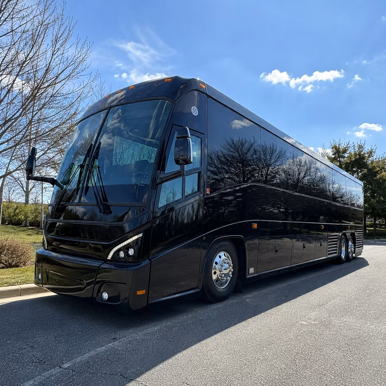 corporate campus to campus shuttles across the interlocken business park