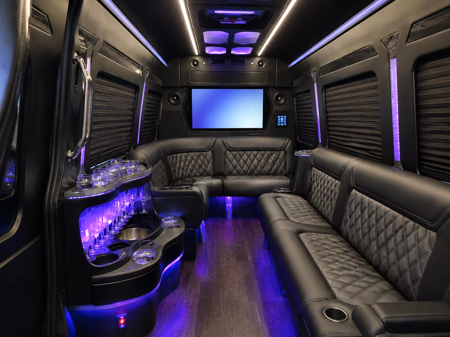 group transportation for corporate events at the broomfield event center